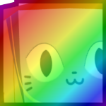 Rainbow Huge Safari Cat