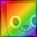 Rainbow Huge Safari Dog