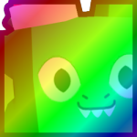 Rainbow Huge Santa Dragon