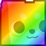 Rainbow Huge Shiba