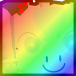 Rainbow Huge Snowflake Pegasus