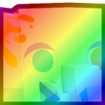 Rainbow Huge Spotted Elephant