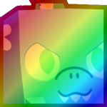 Rainbow Huge Spring Dino