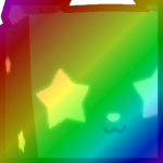 Rainbow Huge Starry Eye Bunny