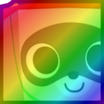 Rainbow Huge Strawhat Tanuki