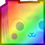 Rainbow Huge Tiedye Bunny