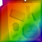 Rainbow Huge Totem Cub