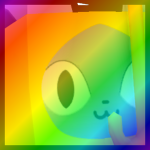 Rainbow Huge Umbrella Cat