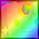 Rainbow Huge Unicorn Dragon