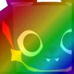 Rainbow Huge Vampire Bat