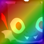 Rainbow Huge Vampire Dragon
