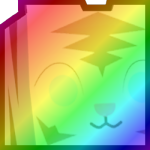 Rainbow Huge White Tiger