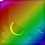 Rainbow Huge Witch Wolf