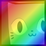 Rainbow Huge Yee-haw Cat