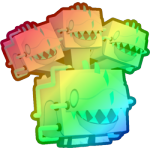 Rainbow Hydra Dino