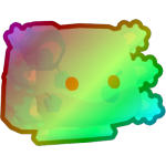 Rainbow Jelly Axolotl