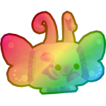 Rainbow Jelly Butterfly