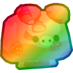 Rainbow Jelly Piggy