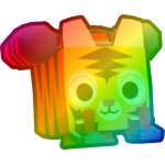 Rainbow Jetpack Tiger