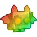 Rainbow Junkyard Bat