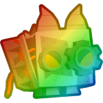 Rainbow Junkyard Hound