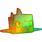 Rainbow Jurassic Crocodile