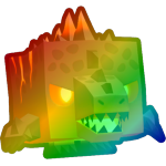 Rainbow Kaiju Volcano