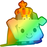 Rainbow King Cow