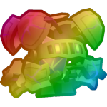 Rainbow Knight Golem