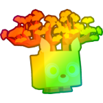 Rainbow Leafy Deer