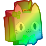 Rainbow Leprechaun Cat