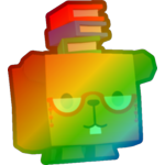 Rainbow Librarian Beaver