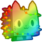 Rainbow Lit Cat