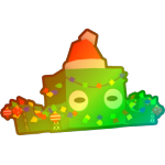 Rainbow Lit Octopus