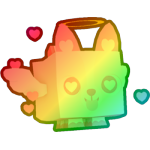 Rainbow Love Corgi