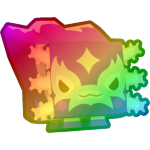 Rainbow Luchador Axolotl