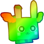 Rainbow Lucki Bunny