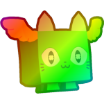 Rainbow Lucki Cat