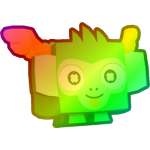 Rainbow Lucki Monkey