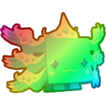 Rainbow Luxe Axolotl
