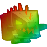 Rainbow Mech Dino