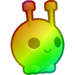 Rainbow Meebo The Alien Ball