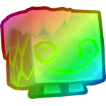 Rainbow Melted Rock