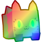 Rainbow Mermaid Cat