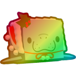 Rainbow Merry Manatee