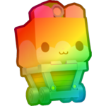 Rainbow Minecart Hamster