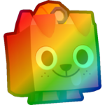 Rainbow Mining Dog