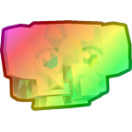 Rainbow Mosaic Elephant