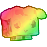 Rainbow Mosaic Lamb