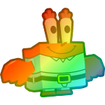 Rainbow Mr Krabs